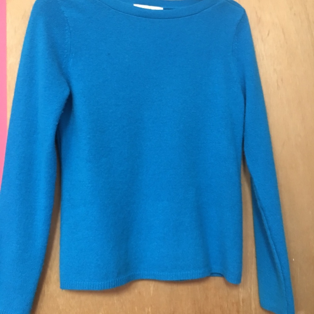 Blue Cashmere Sweater, from Stein Mart
